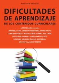Image of Dificultades de aprendizaje de los contenidos curriculares